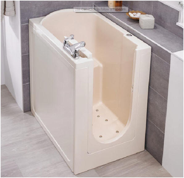 Conventional style low level walk in baths A comprehensive range of